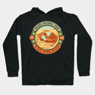 Double Arch Arches National Park Hoodie